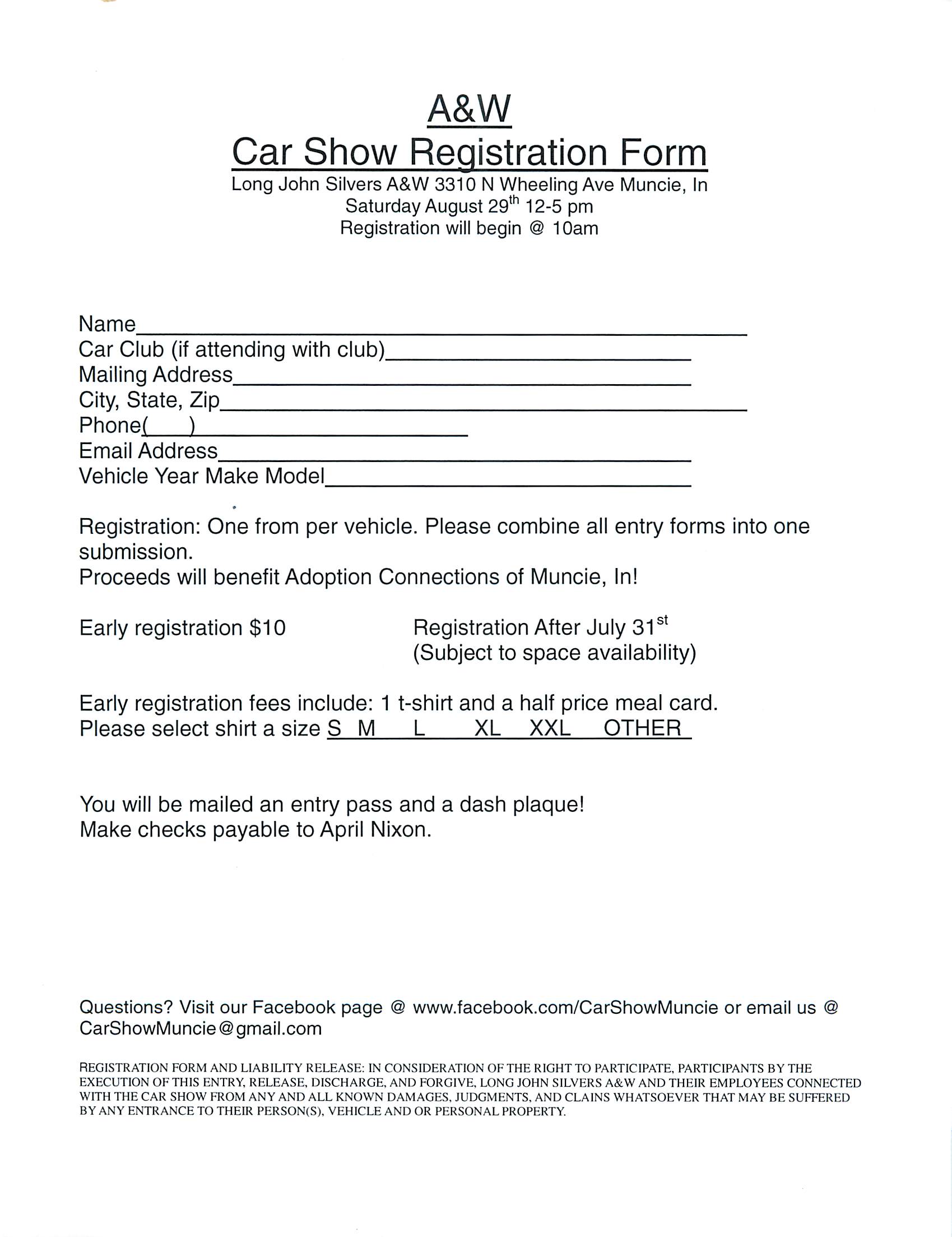 Classic Car Show to Benefit Adoption Connections on August 29, 2015, in